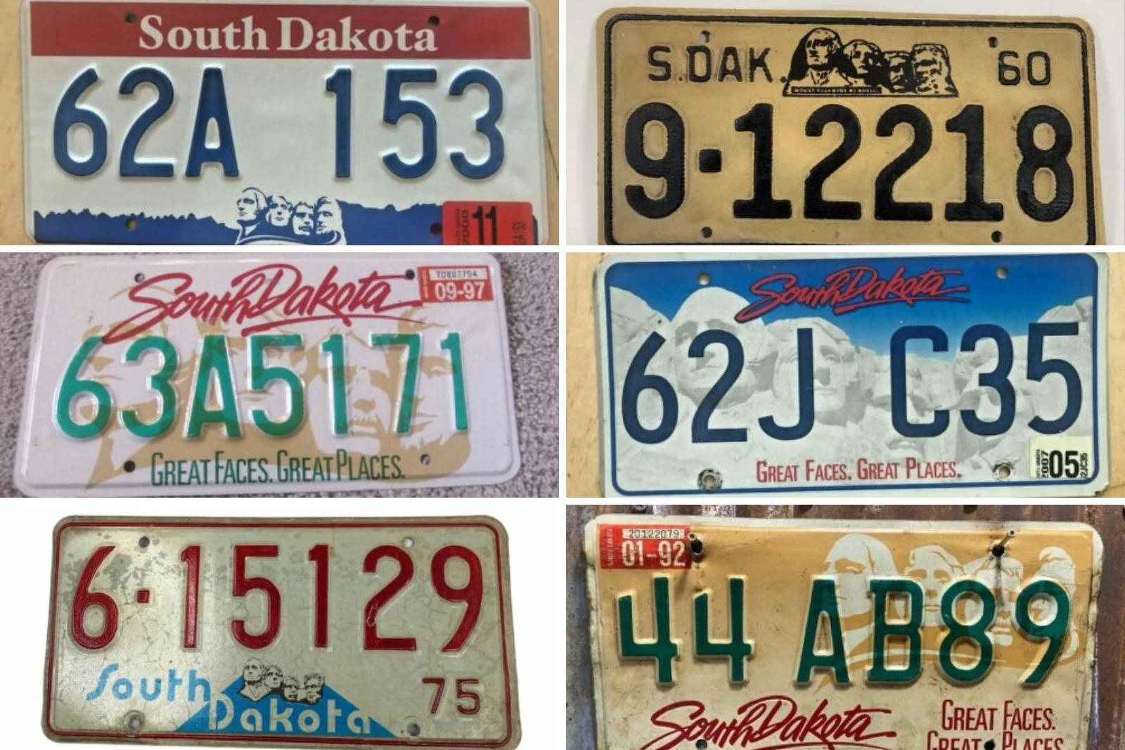 South Dakota's License Plate