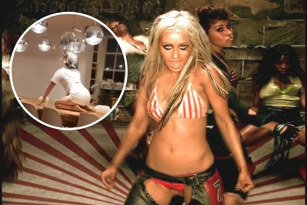Woman Goes Viral for Breaking Glass Light Fixture at Airbnb Rental While Performing Raunchy Table Dance Set to Xtina’s ‘Dirrty’