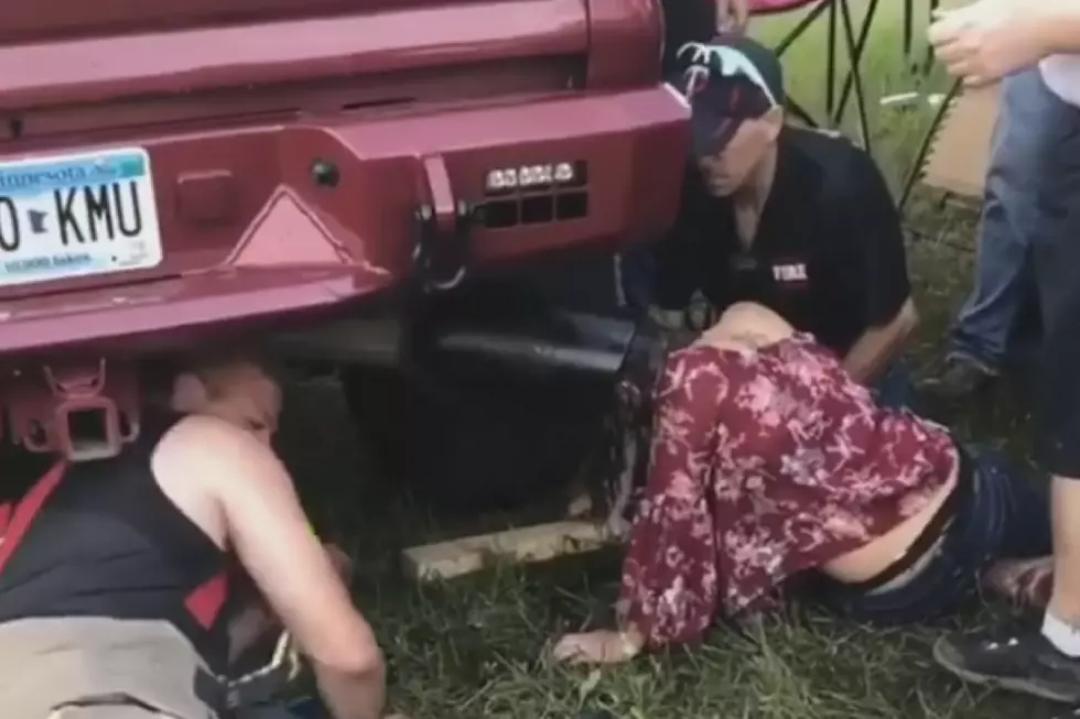 Underage Drunk Minnesota Teen Gets Head Stuck in Exhaust Pipe